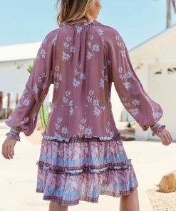 Jaase Dresses Duke Mini Dress - Chocolate Paper Crane