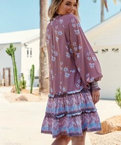 Jaase Dresses Duke Mini Dress - Chocolate Paper Crane