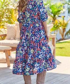 Jaase Eve Midi Dress - Carnation Dresses