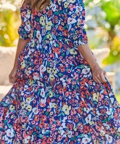 Jaase Eve Midi Dress - Carnation Dresses