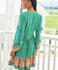 Jaase Fey Mini Dress - Jade