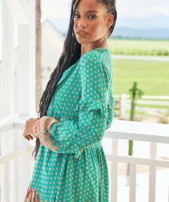 Jaase Fey Mini Dress - Jade