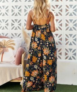 Jaase Florida Jumpsuit - California Poppy Playsuits & Jumpsuits
