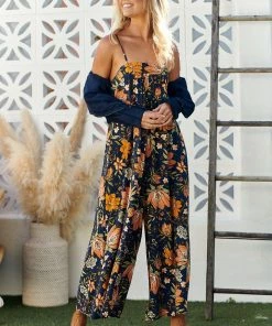 Jaase Florida Jumpsuit - California Poppy Playsuits & Jumpsuits