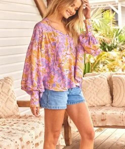 Jaase Tops Folk Blouse - Lucia