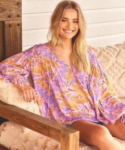 Jaase Tops Folk Blouse - Lucia