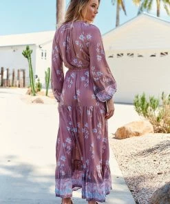 Jaase Frankie Maxi Dress - Chocolate Paper Crane