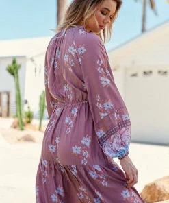 Jaase Frankie Maxi Dress - Chocolate Paper Crane