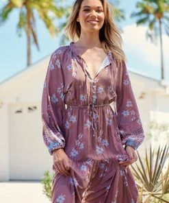Jaase Frankie Maxi Dress - Chocolate Paper Crane