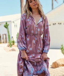 Jaase Frankie Maxi Dress - Chocolate Paper Crane