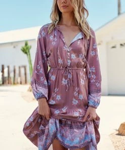 Jaase Frankie Maxi Dress - Chocolate Paper Crane