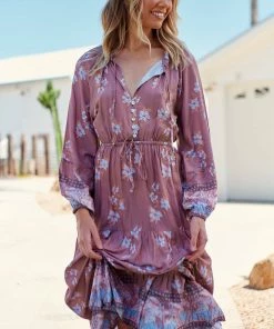 Jaase Frankie Maxi Dress - Chocolate Paper Crane