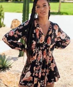 Jaase Isabella Tunic - Winter Rose Black