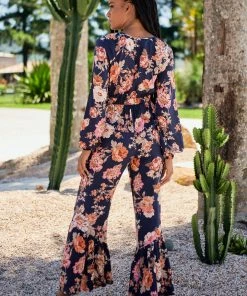 Jaase Isla Jumpsuit - Winter Rose Navy