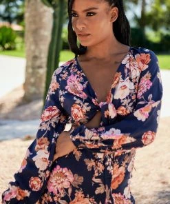 Jaase Isla Jumpsuit - Winter Rose Navy