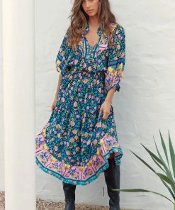 Jaase Jasmine Midi Dress - Posy