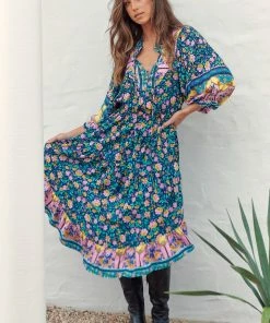 Jaase Jasmine Midi Dress - Posy