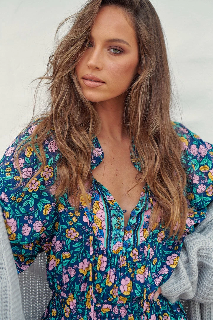 Jaase Jasmine Midi Dress - Posy 9 Jaase Jasmine Midi Dress - Posy