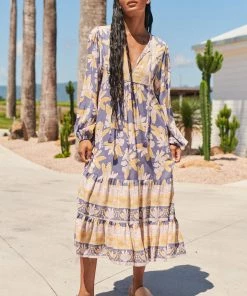 Jaase Liliana Midi Dress - Ray