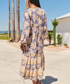 Jaase Liliana Midi Dress - Ray