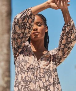 Jaase Liliana Midi Dress - Quartz