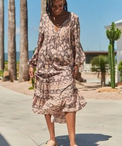 Jaase Liliana Midi Dress - Quartz