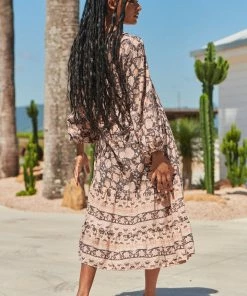 Jaase Liliana Midi Dress - Quartz