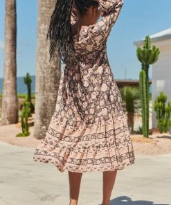 Jaase Liliana Midi Dress - Quartz