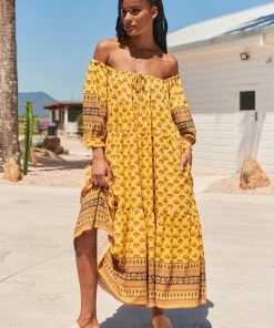 Jaase Blossom Midi Dress - Sunbeam Dresses