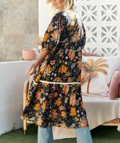 Jaase Wrap Dresses Louisiana Kimono - California Poppy 16 Jaase Wrap Dresses Louisiana Kimono - California Poppy