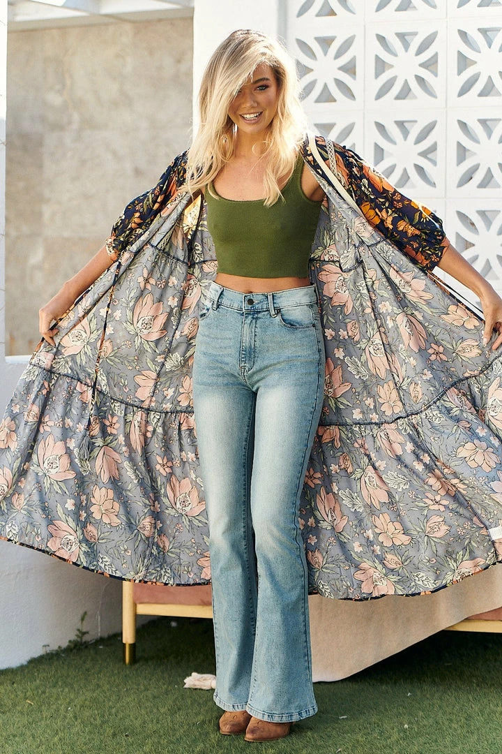 Jaase Wrap Dresses Louisiana Kimono - California Poppy 8 Jaase Wrap Dresses Louisiana Kimono - California Poppy