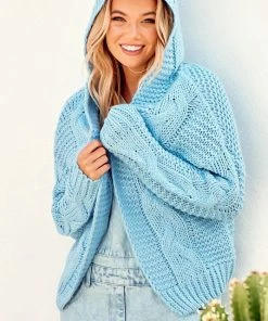 Jaase Maple Knit - Skye Blue