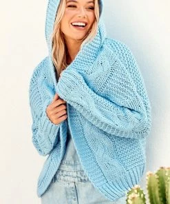 Jaase Maple Knit - Skye Blue