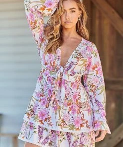 Jaase North Mini Dress - White Acadia Dresses