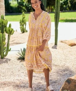 Jaase Palace Midi Dress - Elodie Dresses