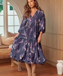 Jaase Palace Midi Dress - Tiana Dresses