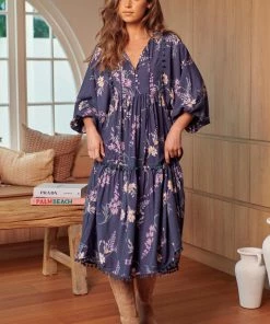 Jaase Palace Midi Dress - Tiana Dresses