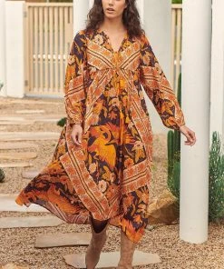 Jaase Penny Midi Dress - Lantana Dresses