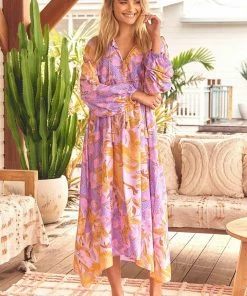 Jaase Dresses Penny Midi Dress - Lucia