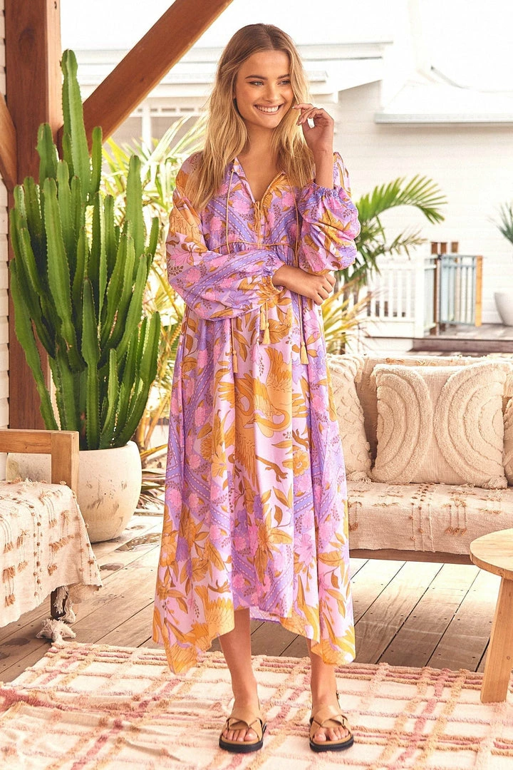 Jaase Dresses Penny Midi Dress - Lucia 1 Jaase Dresses Penny Midi Dress - Lucia