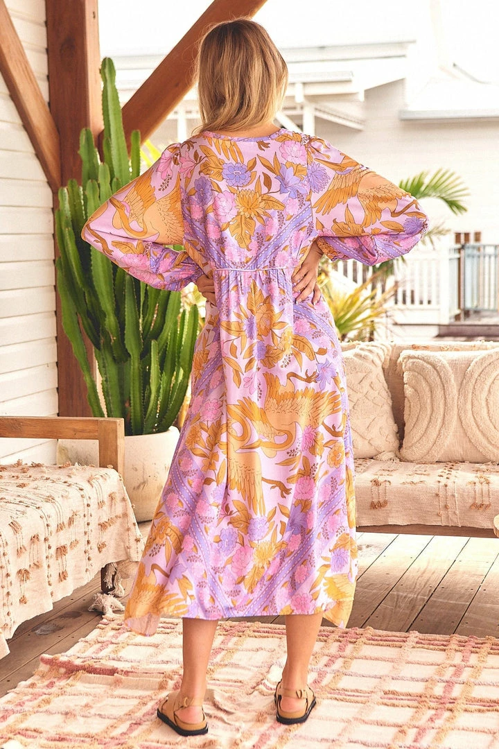 Jaase Dresses Penny Midi Dress - Lucia 4 Jaase Dresses Penny Midi Dress - Lucia