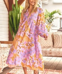 Jaase Dresses Penny Midi Dress - Lucia 17 Jaase Dresses Penny Midi Dress - Lucia