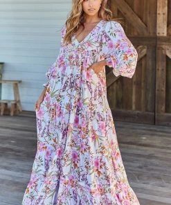 Jaase Rosalie Maxi Dress - White Acadia 21 Jaase Rosalie Maxi Dress - White Acadia