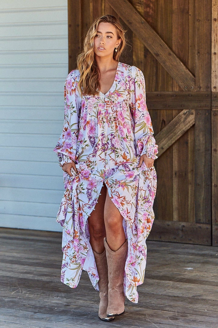 Jaase Rosalie Maxi Dress - White Acadia 12 Jaase Rosalie Maxi Dress - White Acadia