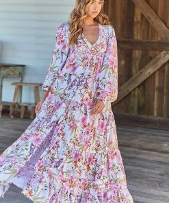 Jaase Rosalie Maxi Dress - White Acadia 20 Jaase Rosalie Maxi Dress - White Acadia