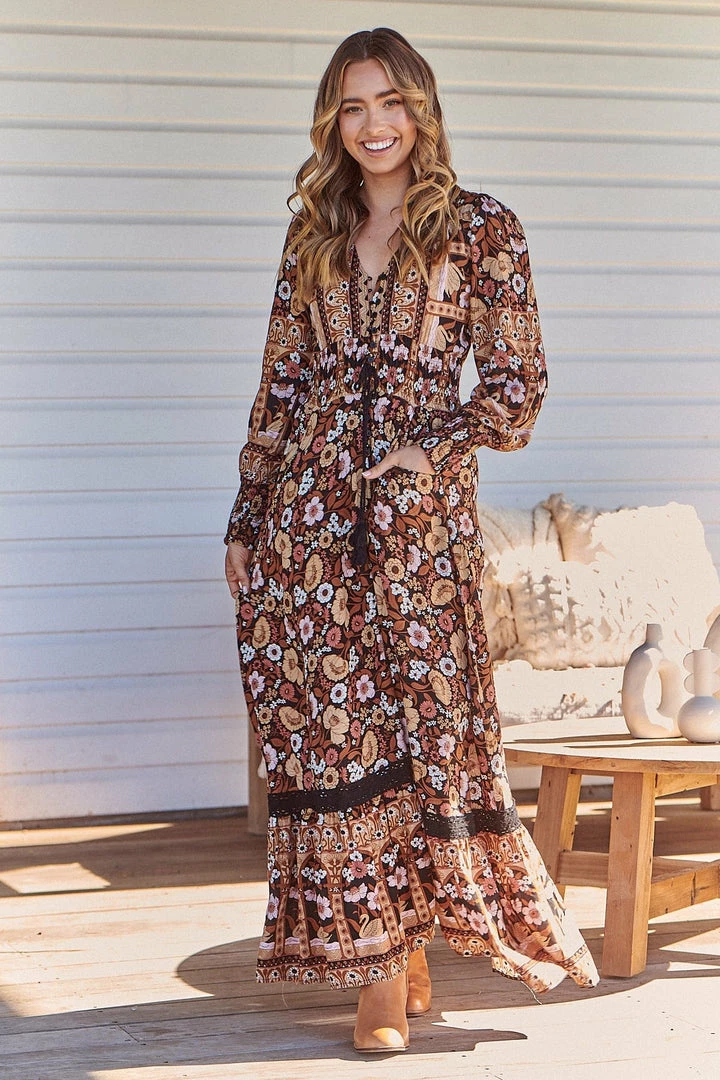 Jaase Sabrina Maxi Dress - Hennie 10 Jaase Sabrina Maxi Dress - Hennie