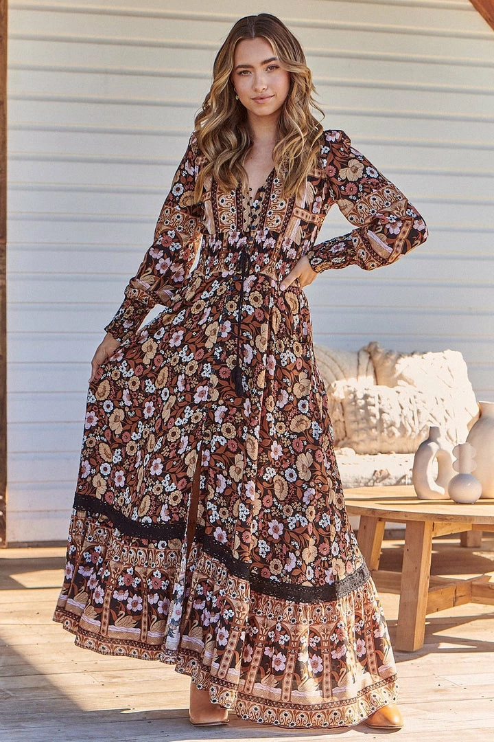 Jaase Sabrina Maxi Dress - Hennie 1 Jaase Sabrina Maxi Dress - Hennie