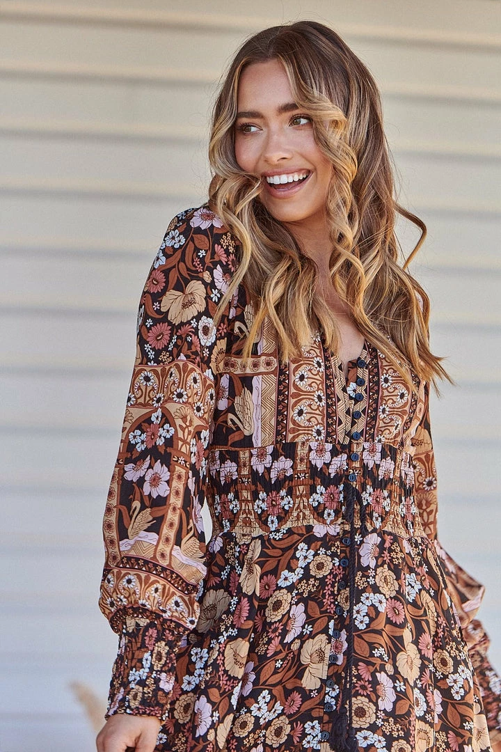 Jaase Sabrina Maxi Dress - Hennie 2 Jaase Sabrina Maxi Dress - Hennie