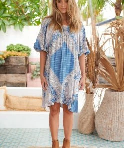 Jaase Seville Mini Dress - Denim Skies