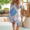 Jaase Seville Mini Dress - Denim Skies